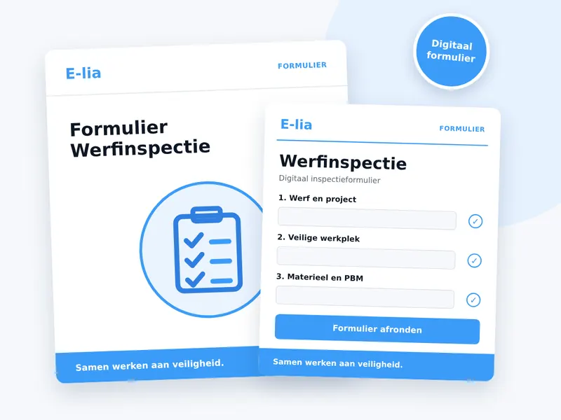 Werfinspectie-formulier van E-lia – gratis te downloaden